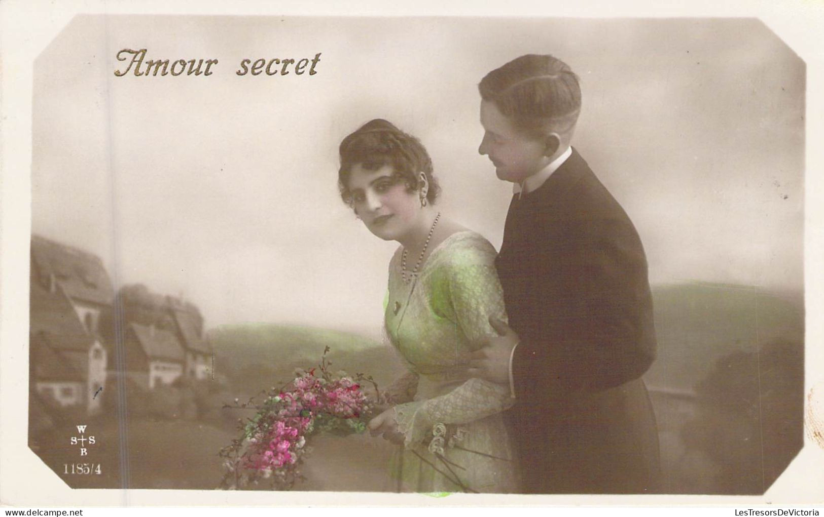 COUPLES - Homme Tient Sa Femme Par Le Bras - Amour Secret - Carte Postale Ancienne - Couples