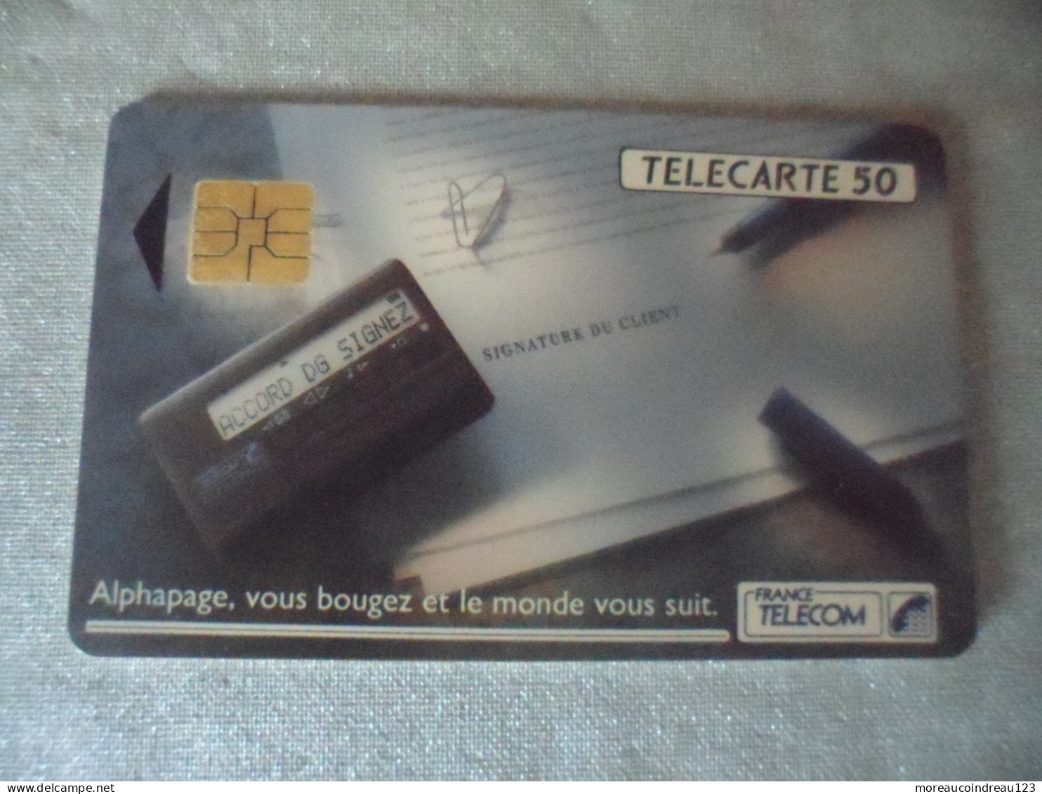 Télécarte France Télécom Alphapage - Telecom Operators