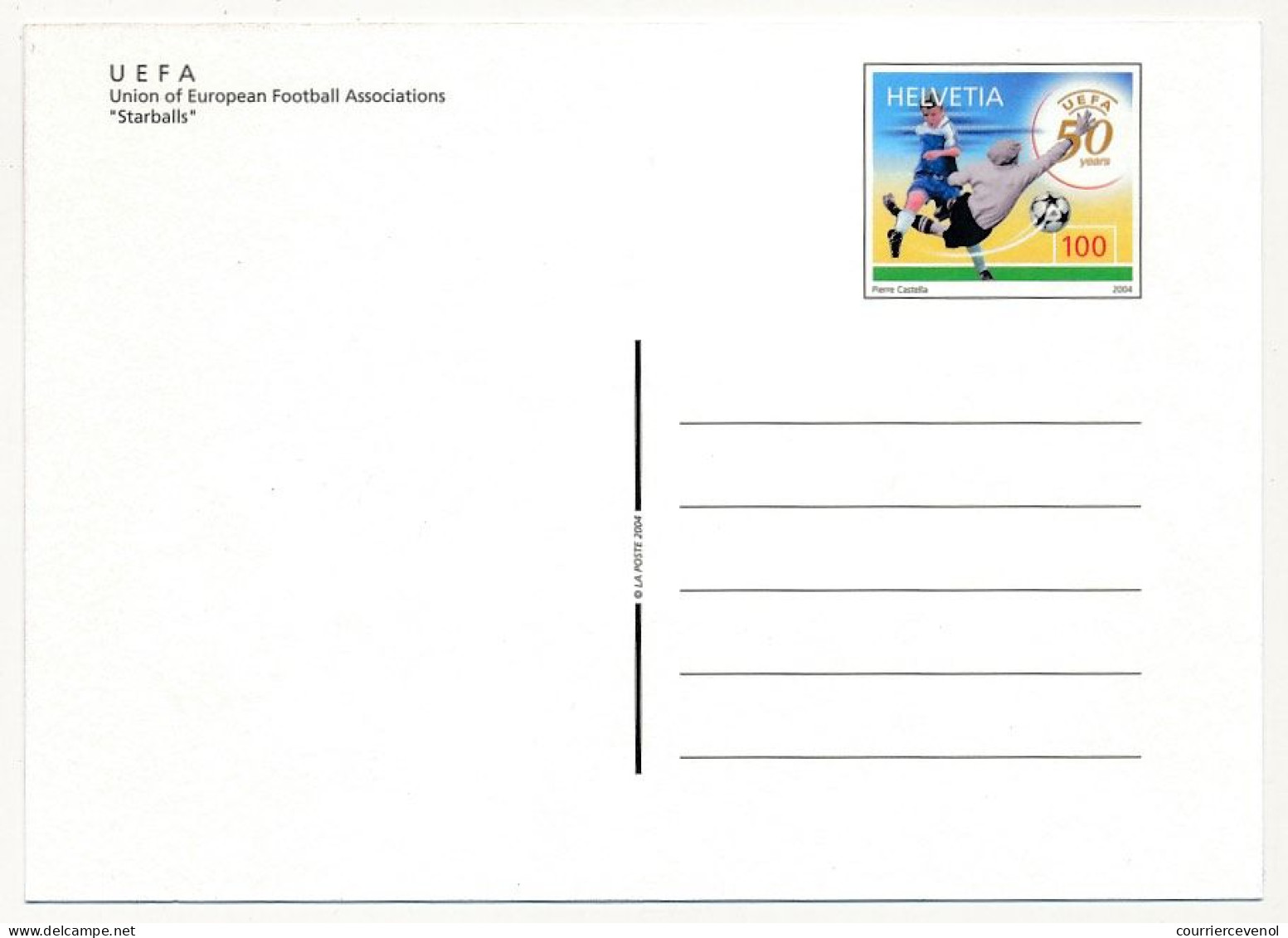 SUISSE - 2 Entiers Postaux - CPs - UEFA Union Of European Football Association - Neuve Et Oblit Jour D'émission - Stamped Stationery