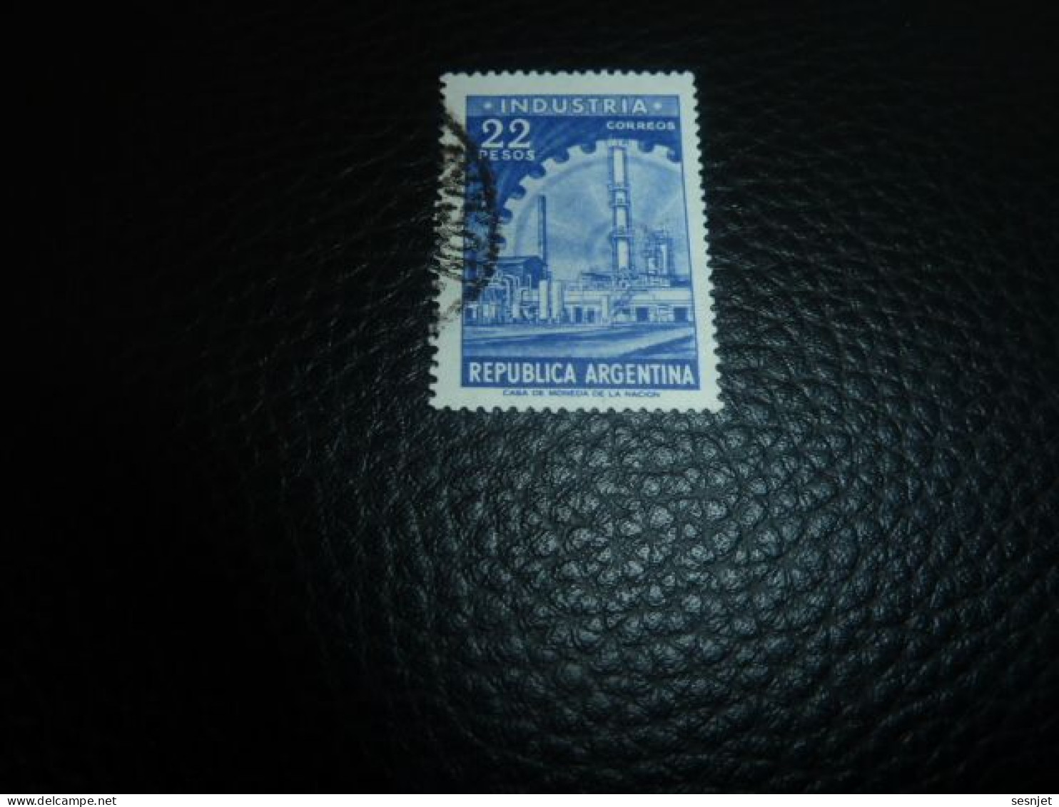 Républica Argentina - Industria - 22 Pesos - Yt 606 D - Outremer - Oblitéré - Année 1962 - - Used Stamps