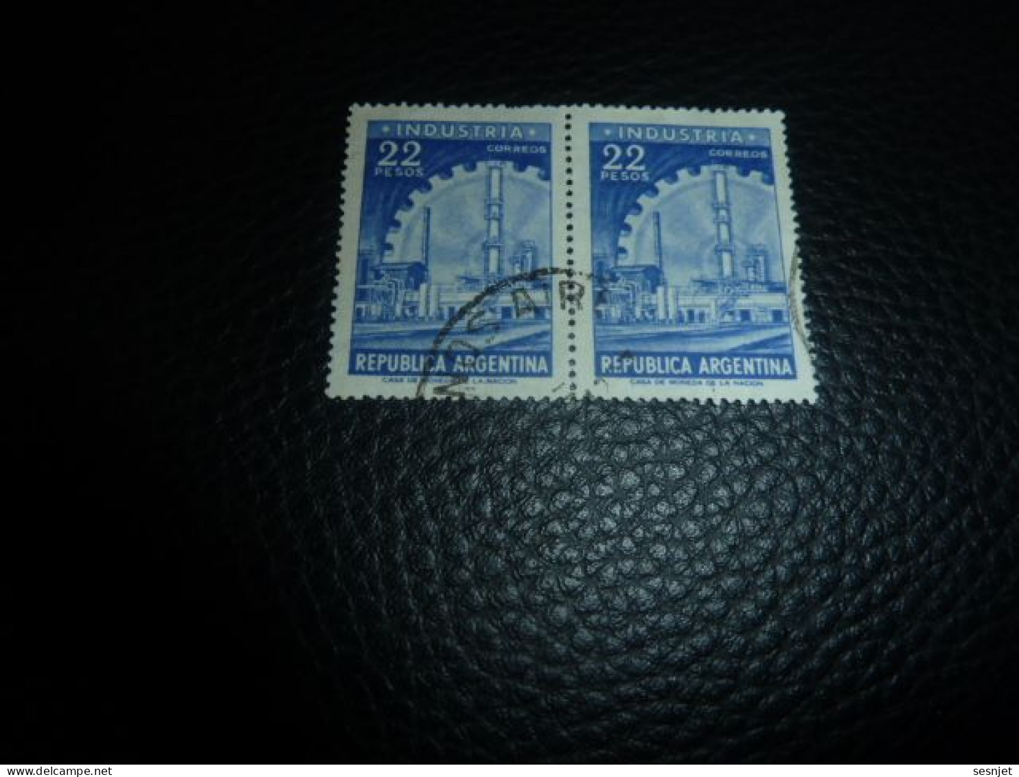 Républica Argentina - Industria - 22 Pesos - Yt 606 D - Outremer - Double Oblitérés - Année 1962 - - Used Stamps