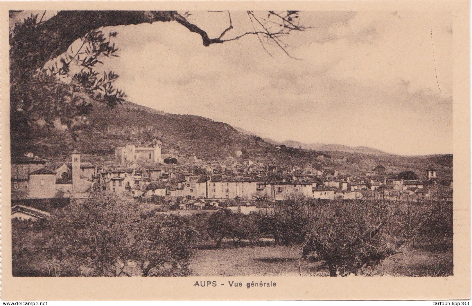 VAR 83 AUPS   VUE GENERALE - Aups