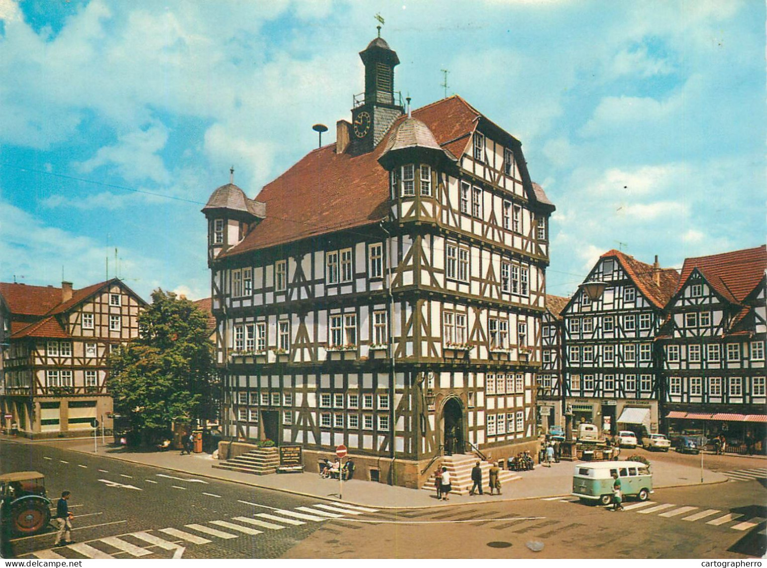 Germany Luftkurort Melsungen Im Fuldatal Rathaus Mit Markplatz - Melsungen