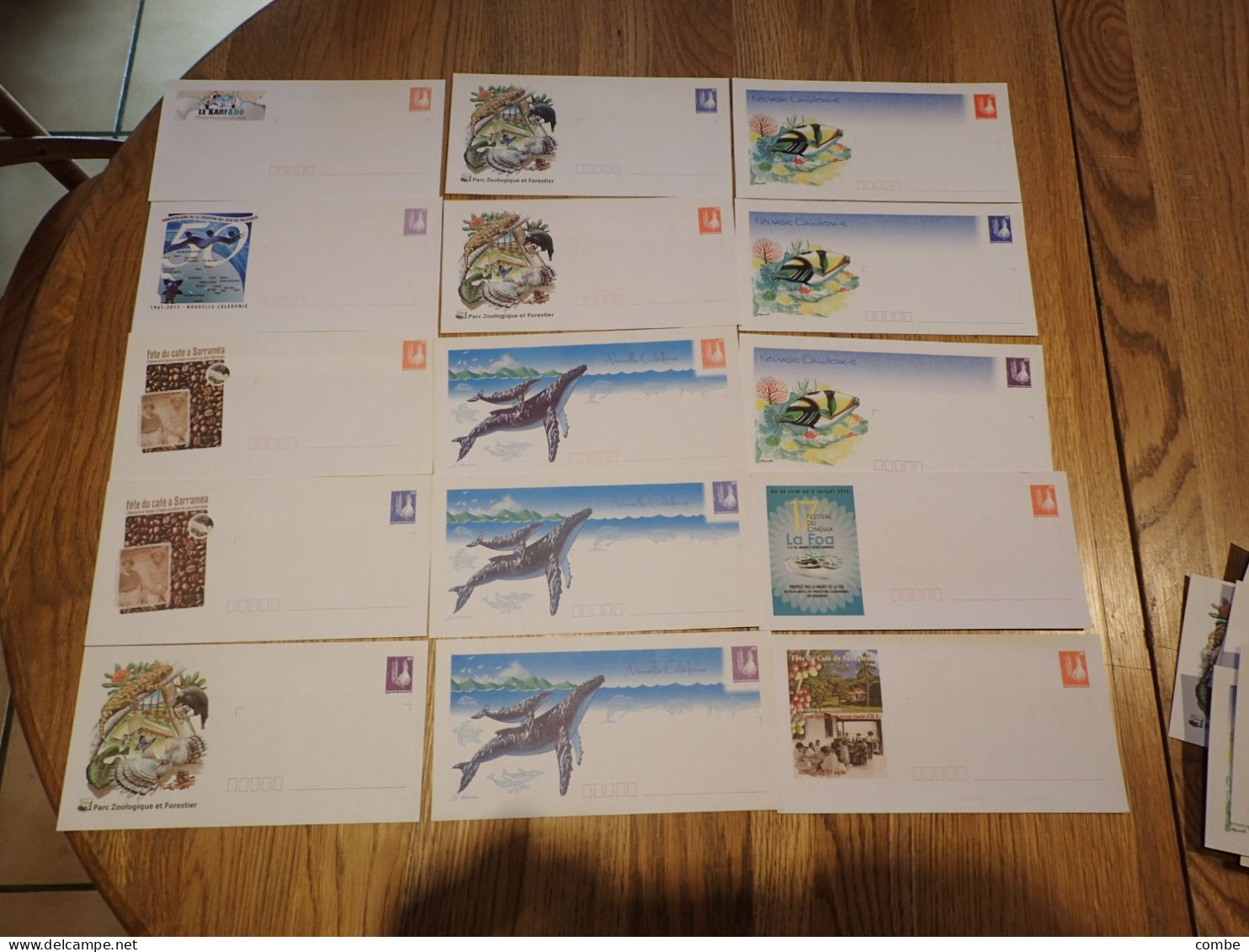 NOUVELLE CALEDONIE. 15 PAP DIFFERENTS  / 3 - Postal Stationery