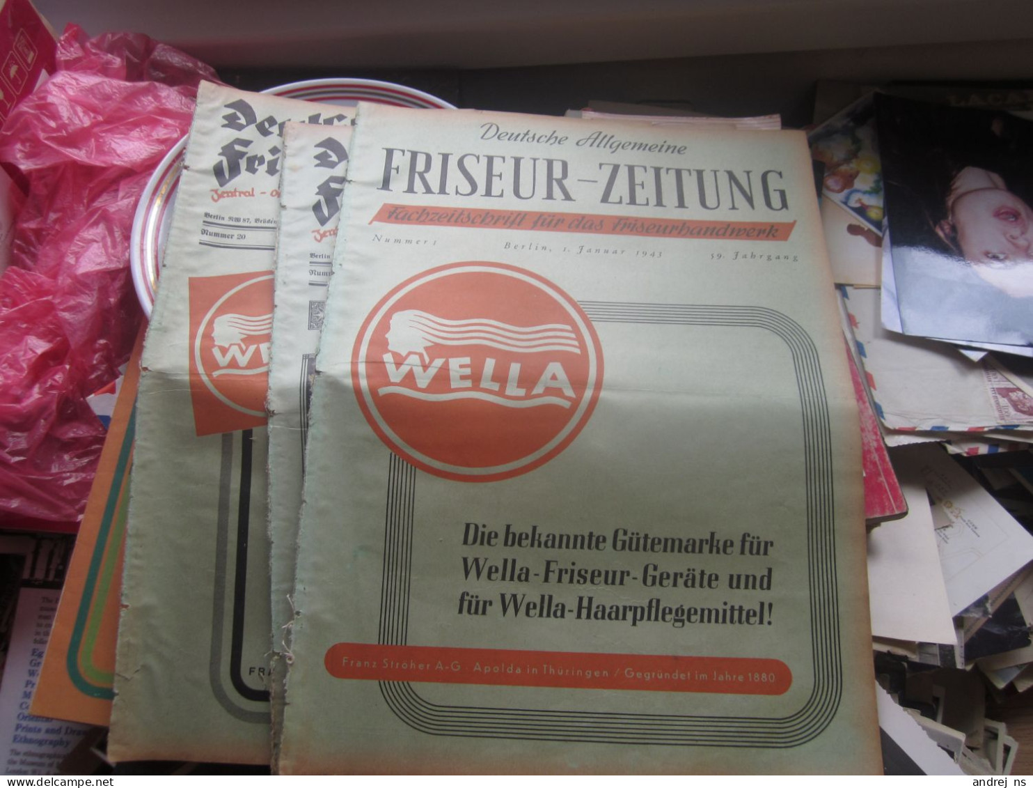 Deutsche Allgemeine Friseur Zeitung Fachzeitschrift Fur Das Friseurhandwerk Berlin 1943 WW2 Hairstyles, Hairstyles, Fash - Fashion