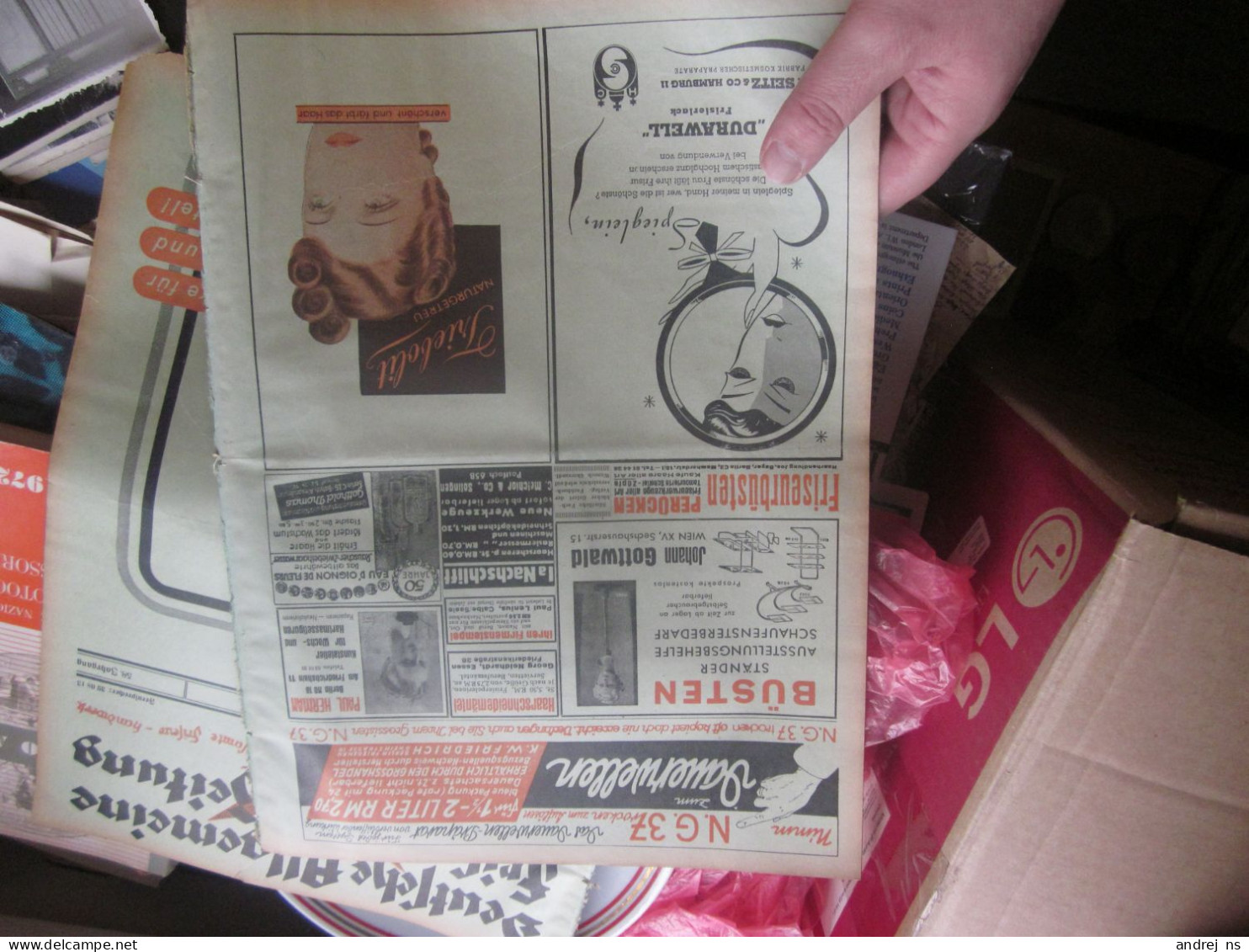 Deutsche Allgemeine Friseur Zeitung Fachzeitschrift Fur Das Friseurhandwerk Berlin 1943 WW2 Hairstyles, Hairstyles, Fash - Fashion