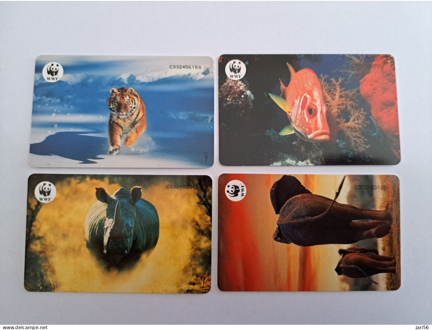 NETHERLANDS / WWF/WNF 4X CHIP ADVERTISING /DIFFICULT SERIE /  HFL 2,50 / CRD 531/01 T/M CRD 531.04  MINT !!  ** 13052** - Privé