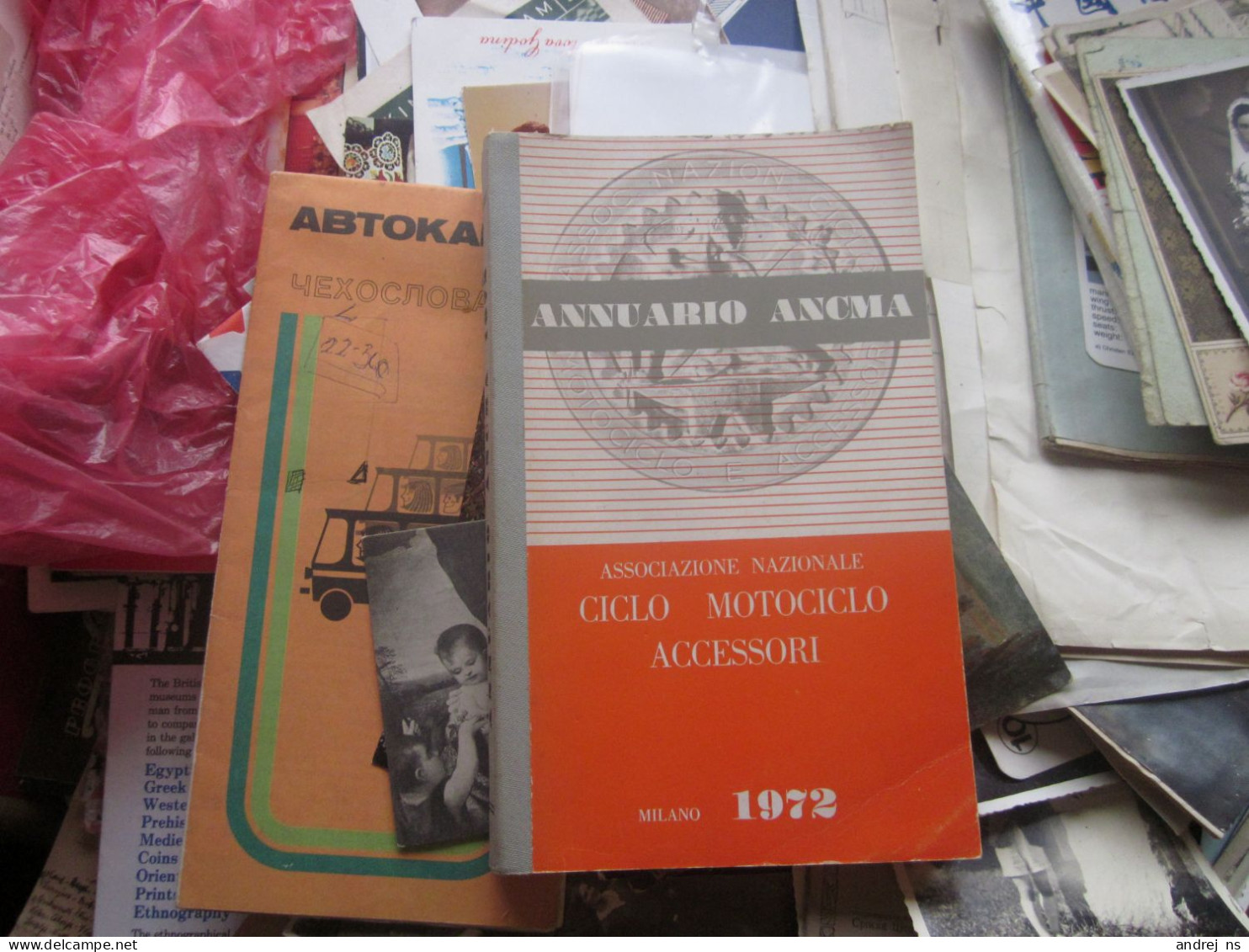 Annuario Ancma Associazione Nazionale Ciclo Motociclo Accessori 280 Pages - Moto