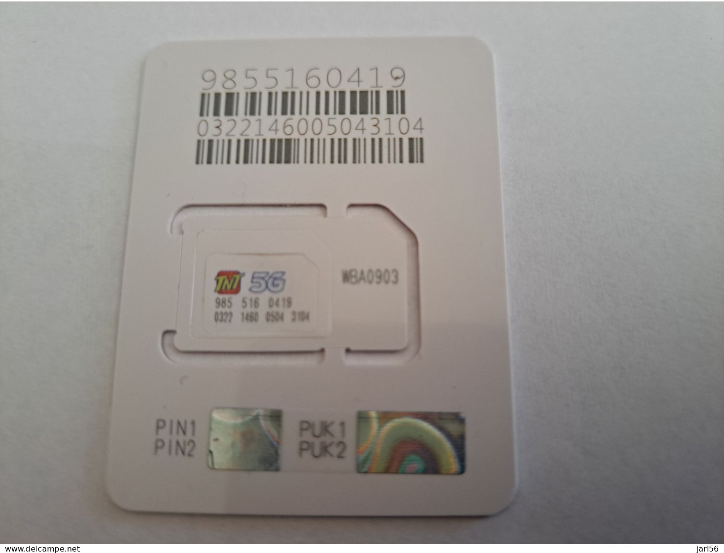 FILPPPINES   / SIM CARD    / TNT 5G/ READY SIM /                         CHIP  CARD /  ** 13056** - Filippine