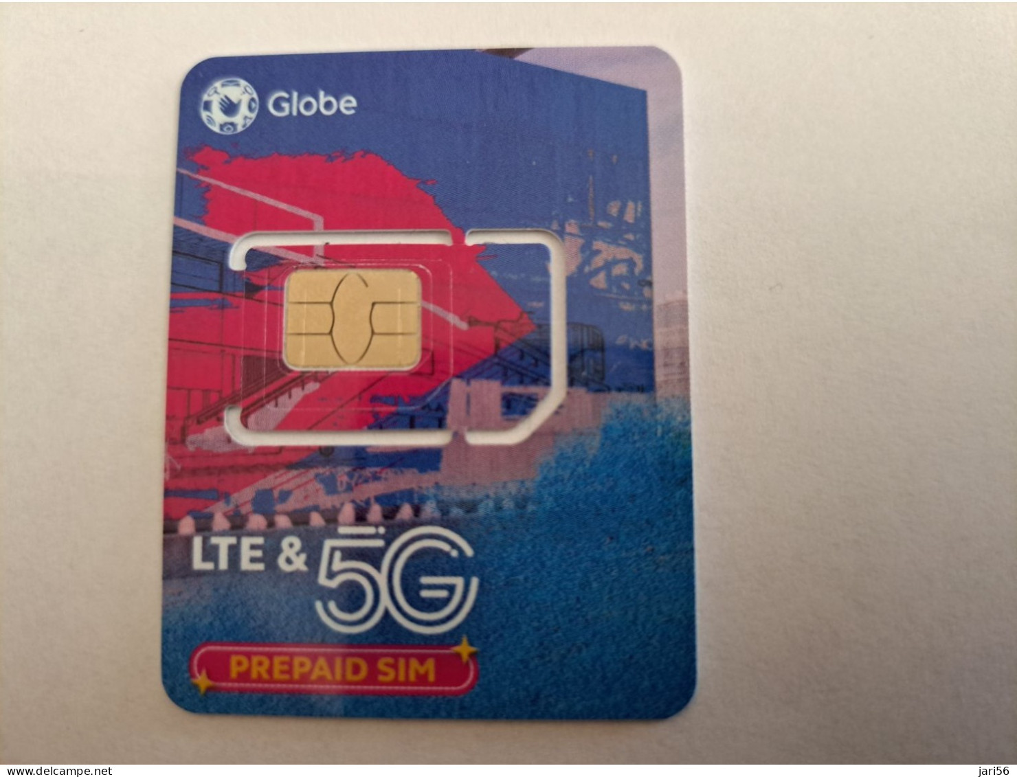 FILPPPINES   / SIM CARD    / GLOBE/ LTE & 5G/ READY SIM /                         CHIP  CARD /  ** 13057** - Philippines