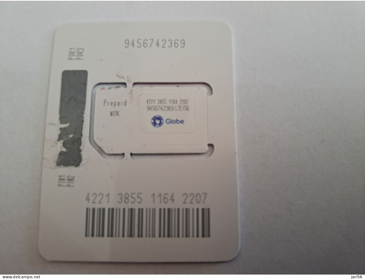 FILPPPINES   / SIM CARD    / GLOBE/ LTE & 5G/ READY SIM /                         CHIP  CARD /  ** 13057** - Filippine