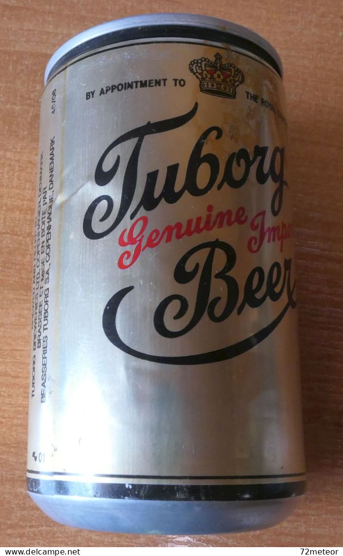 TUBORG Beer 1990s Vintage Can AS IS Empty 330ml Canette Lata Dose Blikje Puszka - Blikken