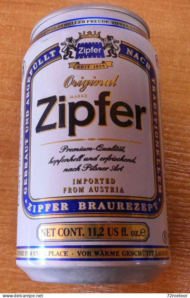 ZIPFER Beer Austria 1994 Vintage Can AS IS Empty 330ml Canette Lata Dose Blikje Puszka - Latas