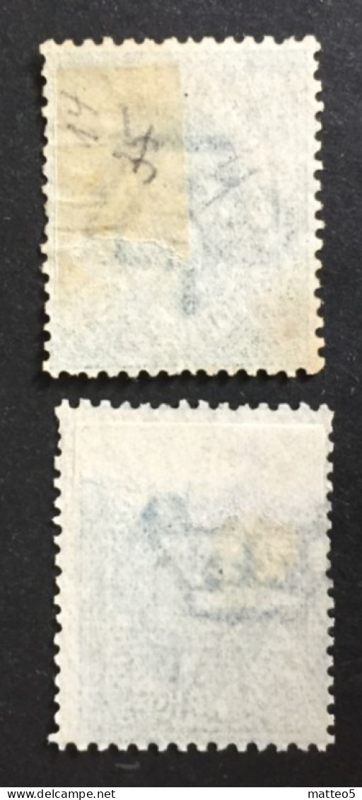 1884 - San Marino - Cent 10 + 15 - Stemma Used - Usados