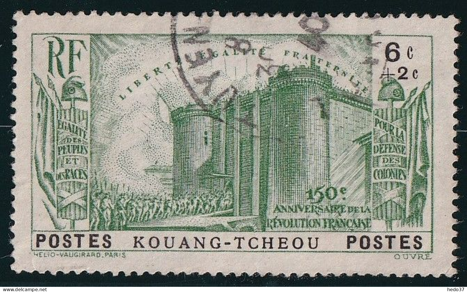 Kouang Tchéou N°120 - Oblitéré - TB - Usati