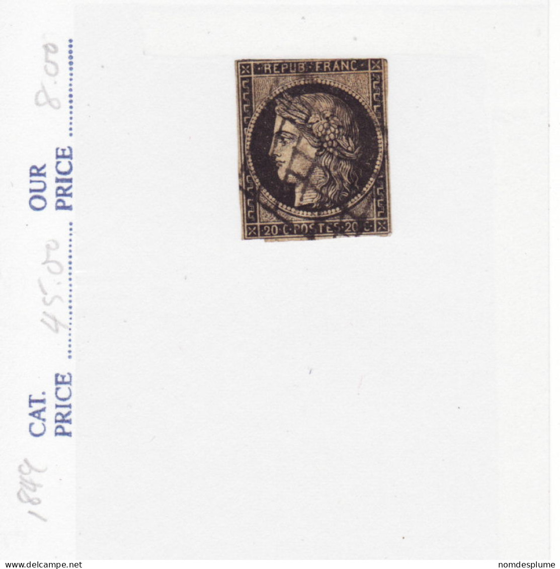 4950) France 1849 - 1849-1850 Ceres