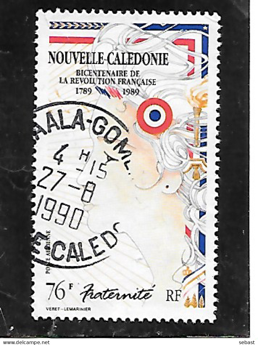 TIMBRE OBLITERE DE NOUVELLE CALEDONIE DE 1989 N° YVERT PA 262 - Used Stamps