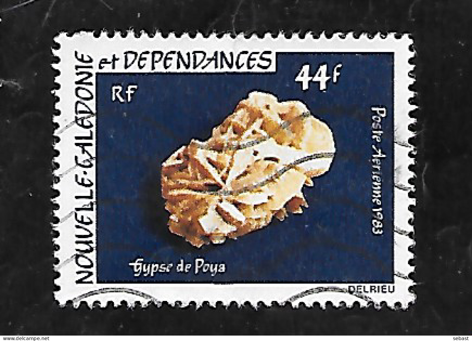 TIMBRE OBLITERE DE NOUVELLE CALEDONIE DE 1983 N° YVERT PA 227 - Usati