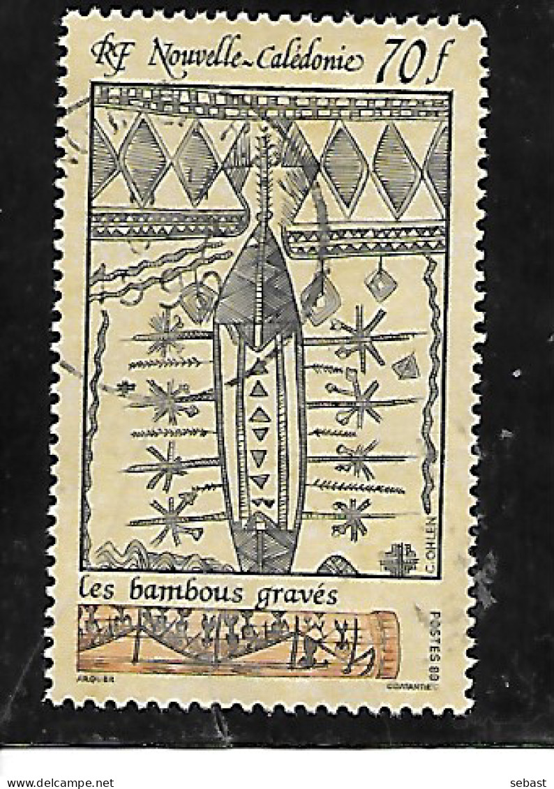 TIMBRE OBLITERE DE NOUVELLE CALEDONIE DE 1989 N° YVERT 581 - Gebruikt