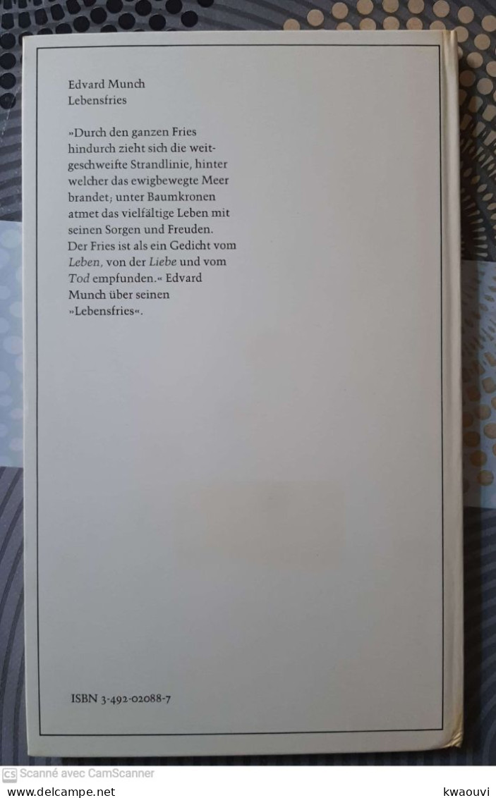 Edvard Munch Lebenfries De Piper Galerie - Arte