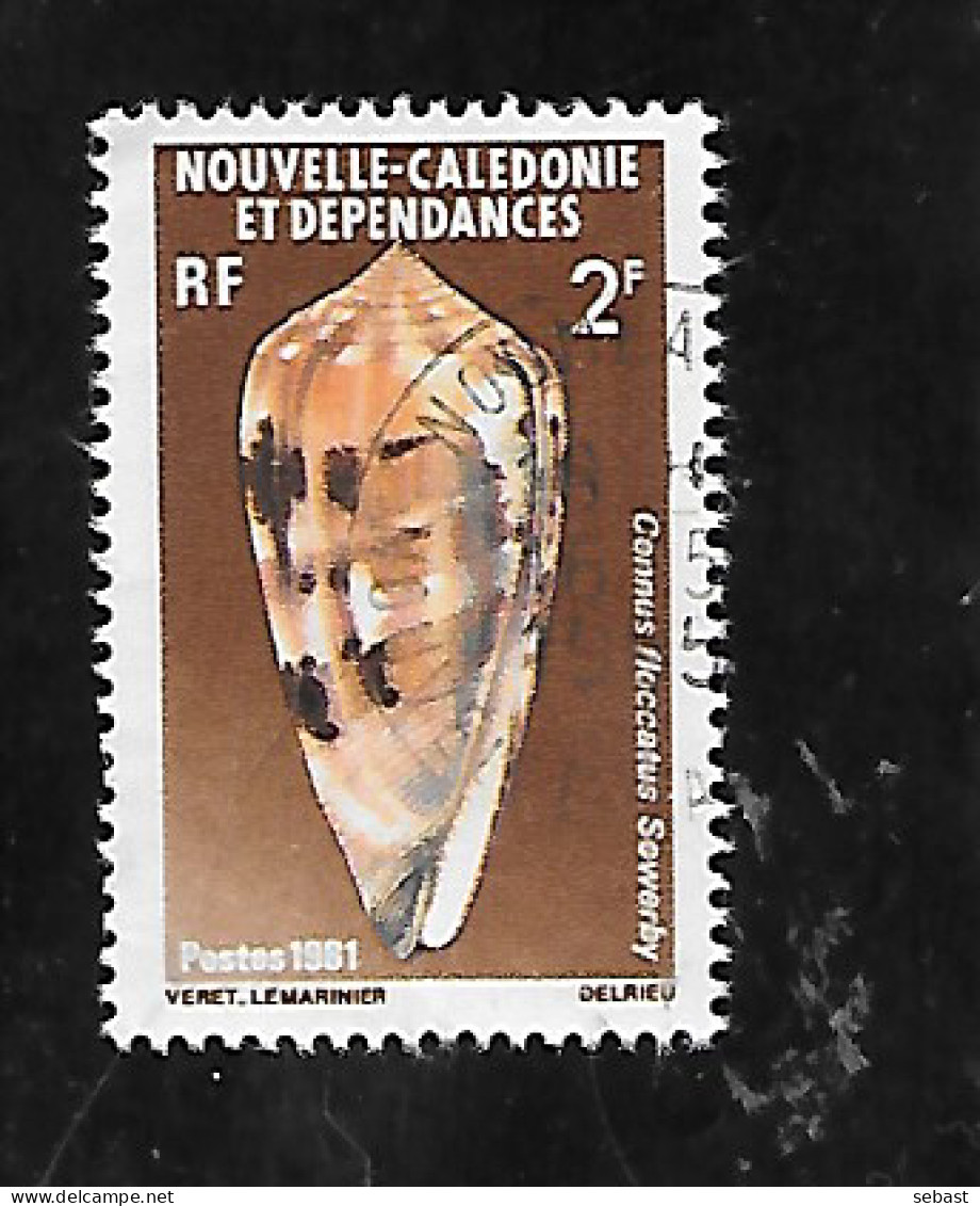 TIMBRE OBLITERE DE NOUVELLE CALEDONIE DE 1981 N° YVERT 447 - Usati