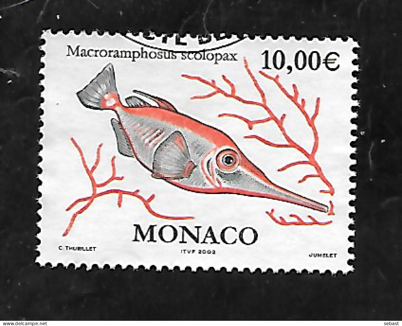 TIMBRE OBLITERE DE MONACO DE 2002 N° YVERT 2330 - Usati