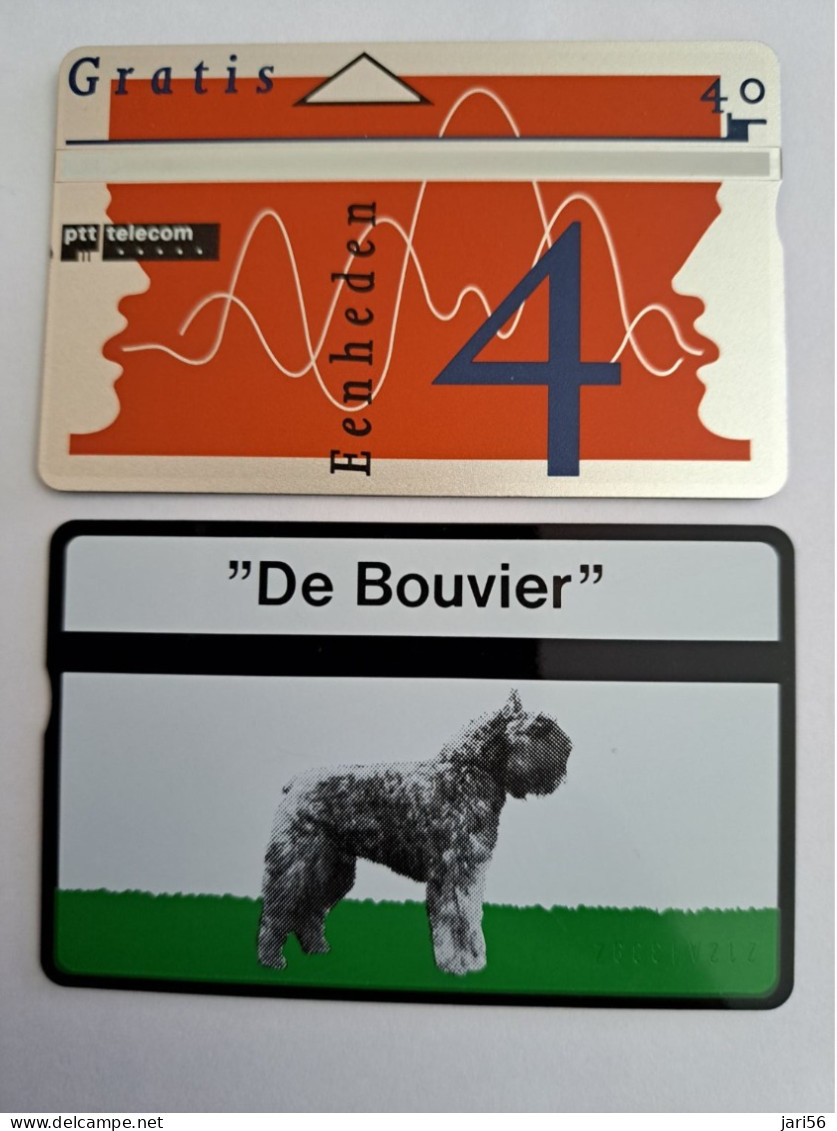 NETHERLANDS  4 UNITS /  DOGS/ DE BOUVIER    / RCZ 678   MINT  ** 13080** - [3] Sim Cards, Prepaid & Refills