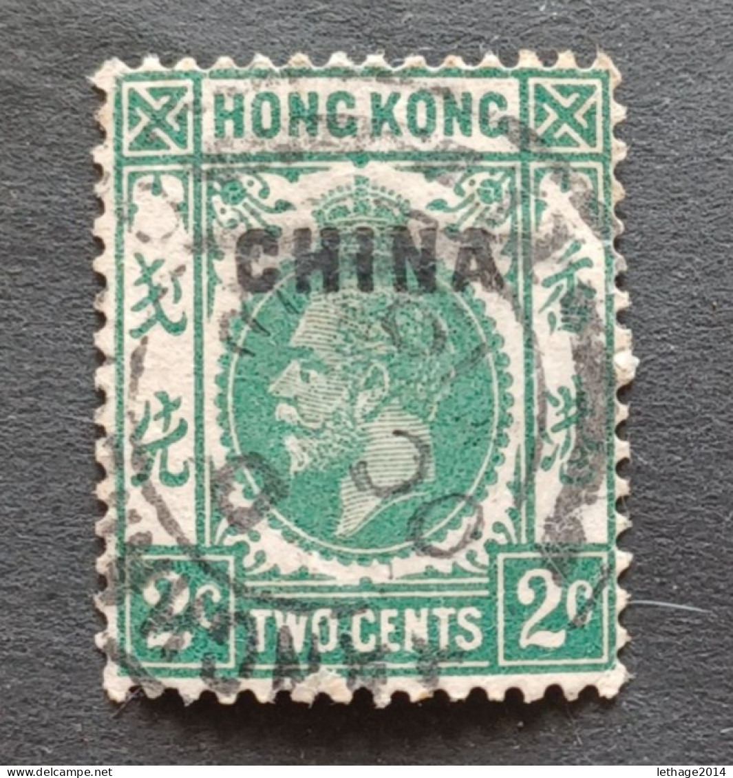 CHINA 中國 HONG KONG 1912 King George V Of The United Kingdom Overprint Chine - Used Stamps