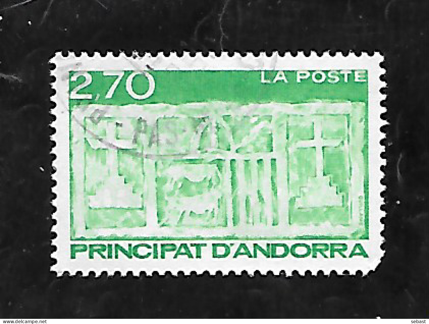 TIMBRE OBLITERE D'ANDORRE DE 1996 N° YVERT 472 - Used Stamps