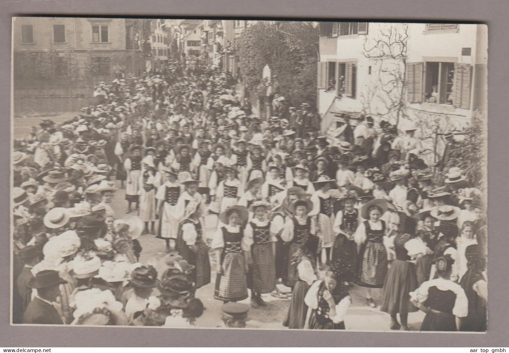 CH ZH Wädenswil 1909 April Jugendfest Foto Ungebraucht - Wädenswil