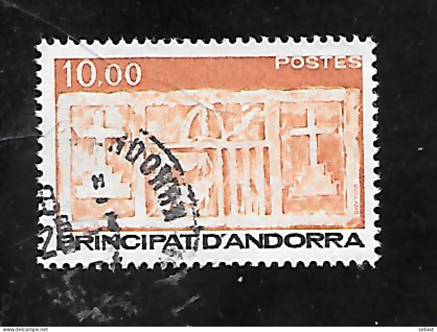 TIMBRE OBLITERE D'ANDORRE DE 1985 N° YVERT 337 - Usados