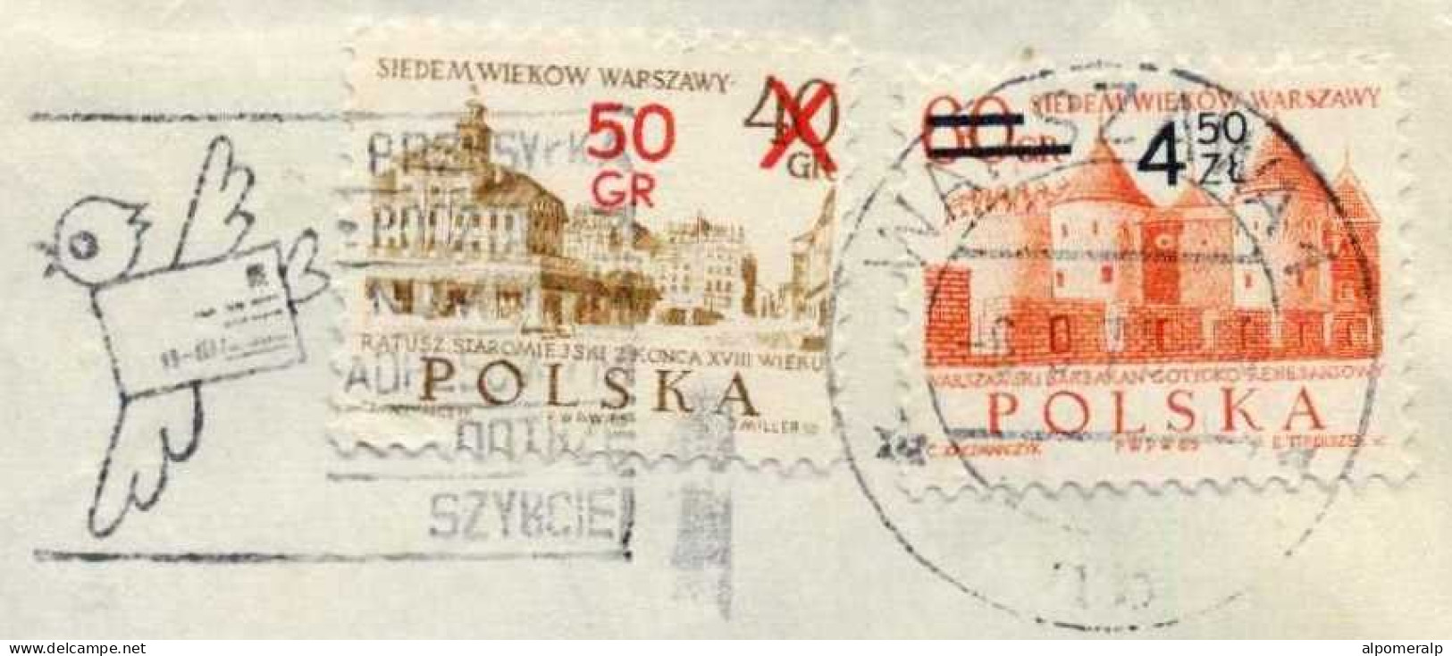 Poland, Warsaw Airmail Cover To England | Castle, Palace - Posta Aerea