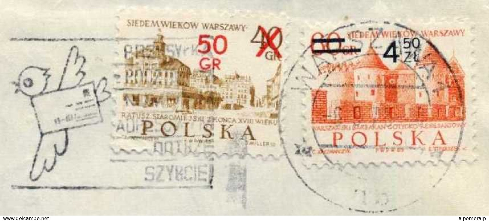 Poland, Warsaw Airmail Cover To England | Castle, Palace - Aviones