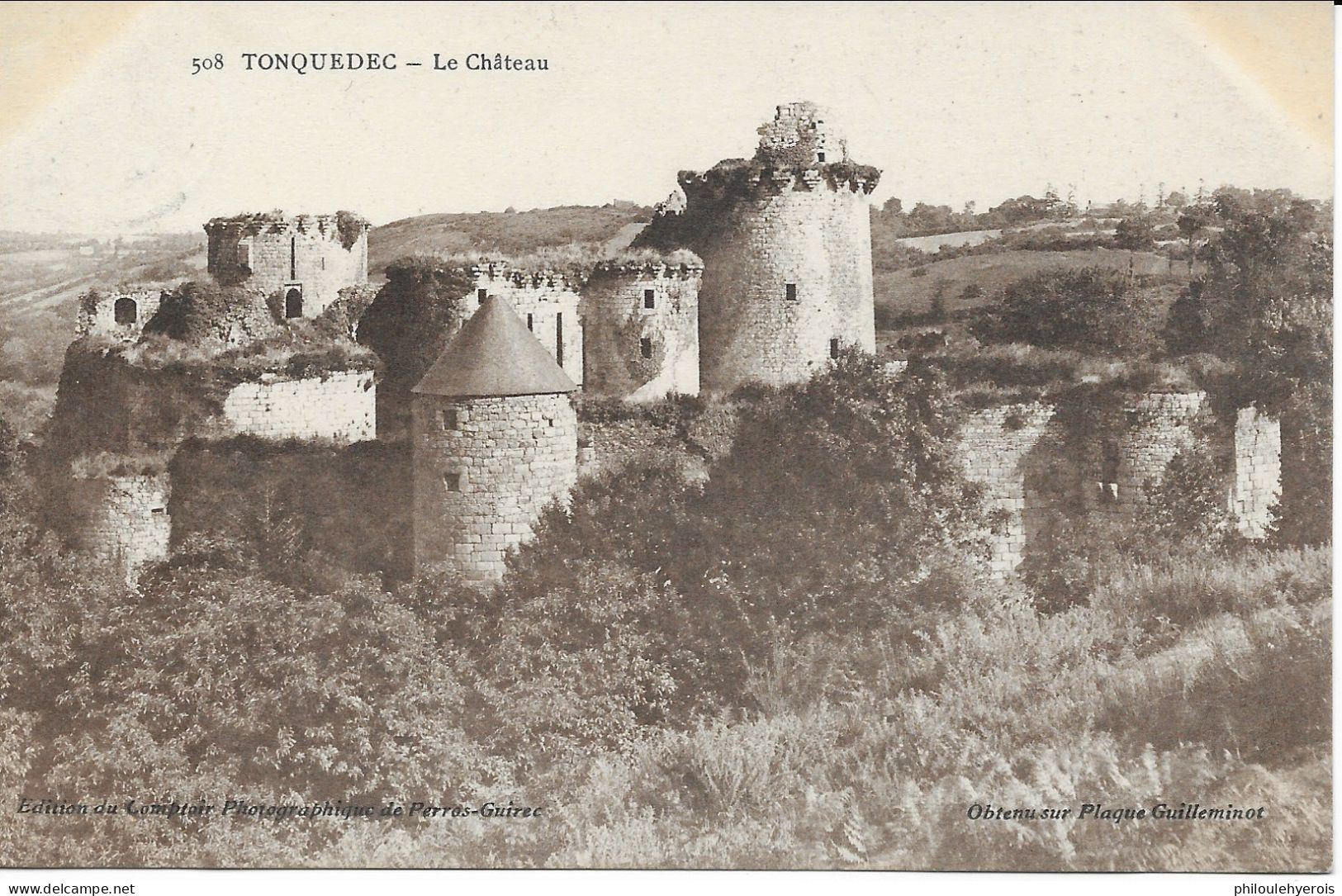 CPA 22 TONQUEDEC Le Château - Tonquédec