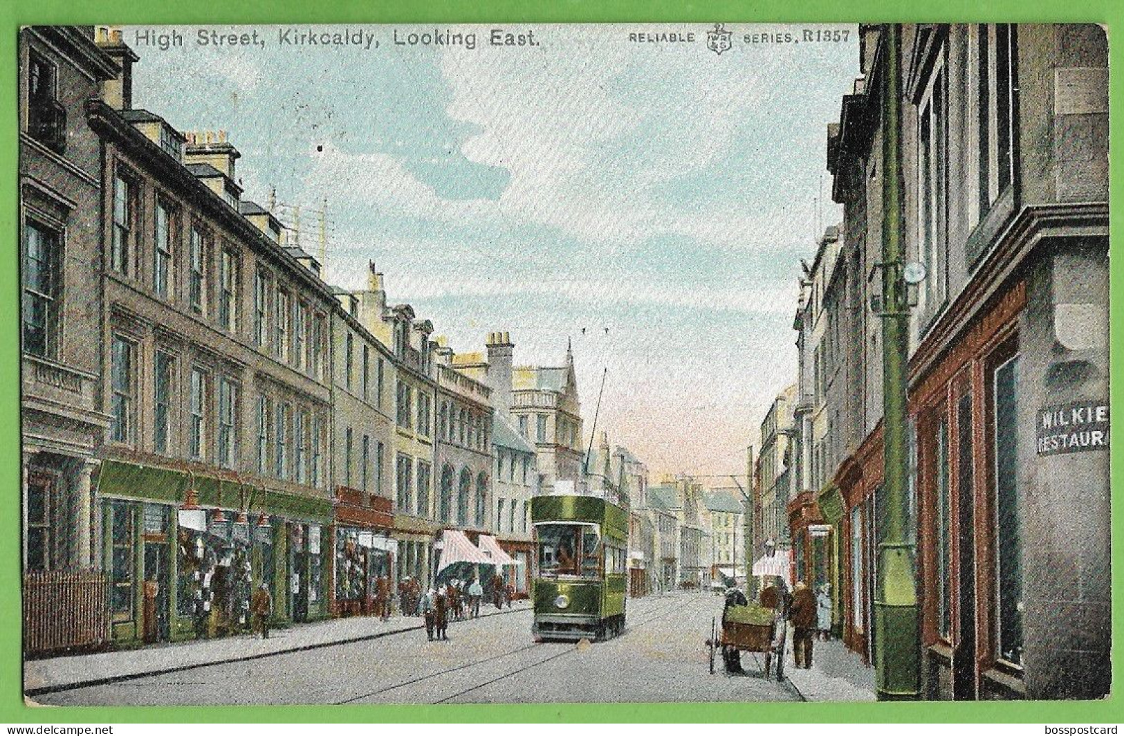 Kirkcaldy - Hight Street - Tramway - Stores - Eléctrico - England - Scotland - Fife