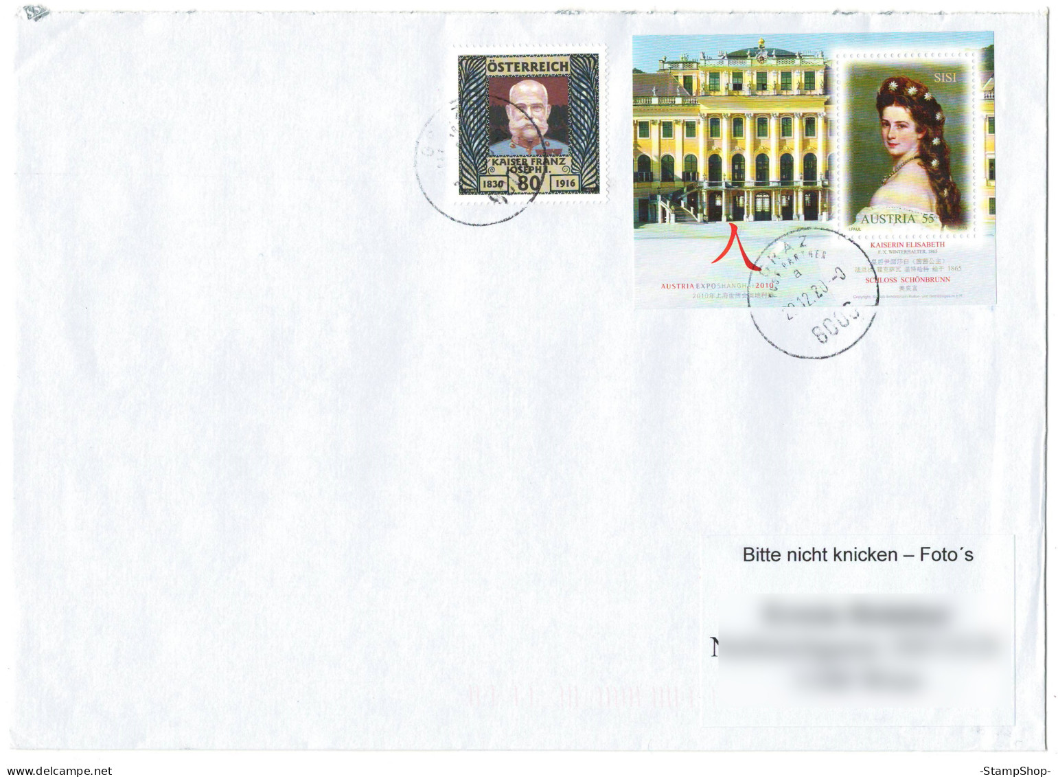 2020 Austria, Osterreich - Cover / Leter, Modern Stamps - - CV52 - Briefe U. Dokumente