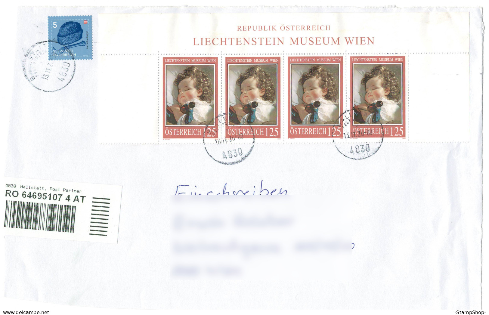 2020 Austria, Osterreich - Registered Leter / Cover, Modern Stamps - - CV53 - Lettres & Documents