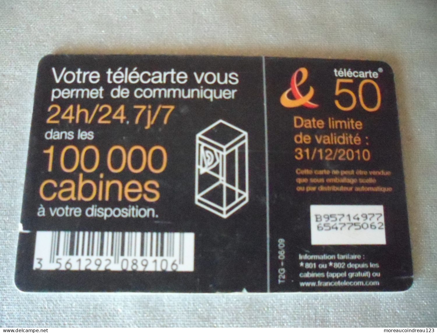 Télécarte France Télécom Votre Télécarte Vous Permet De Communiquer - Operatori Telecom