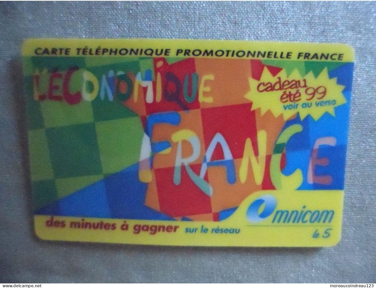 Télécarte Omnicom L Economique France - Telecom