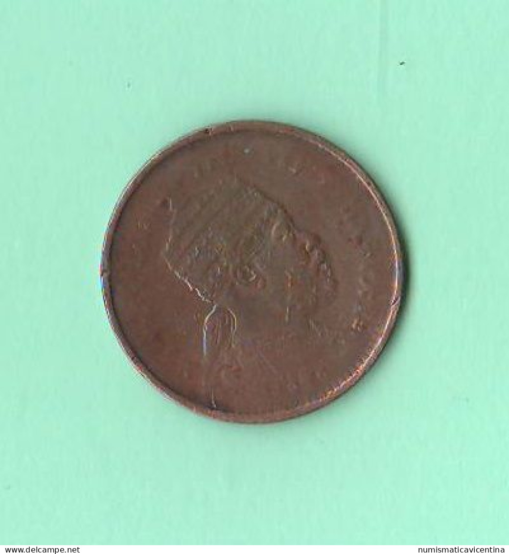 Etiopia 1/32 Di Birr 1897 Menelik II°Ethiopia  Copper Coin - Aethiopien