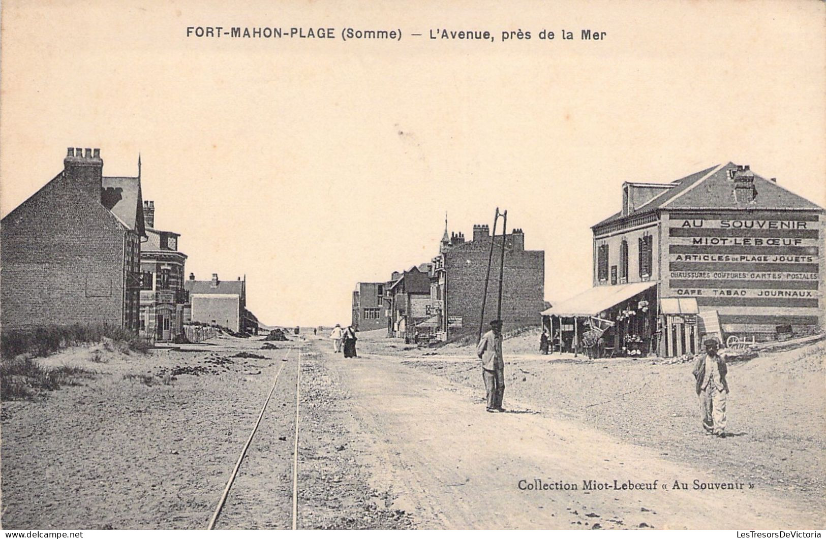 FRANCE - 80 - FORT MAHON - L'avenue Près De La Mer - Carte Postale Ancienne - Fort Mahon