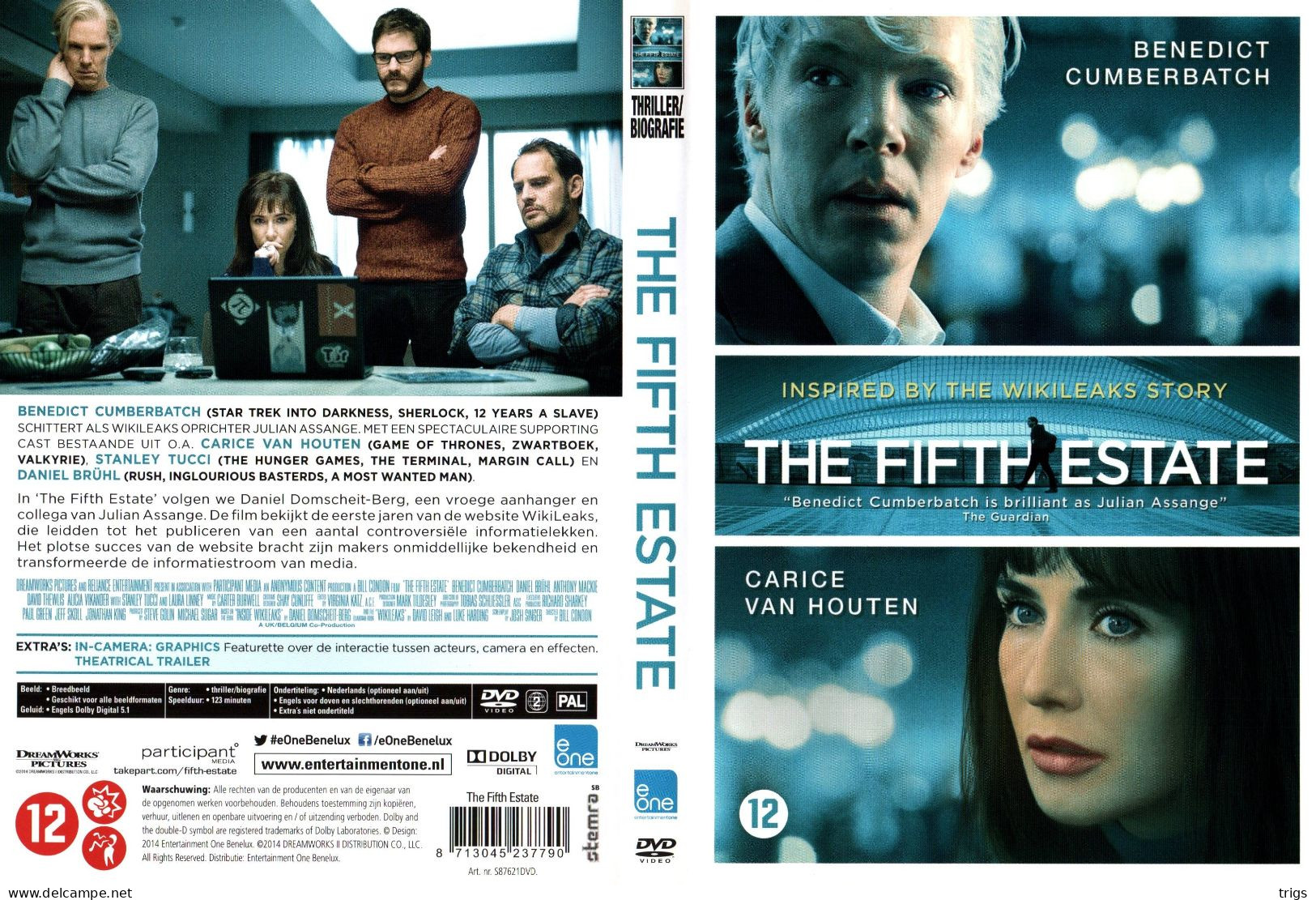 DVD - The Fifth Estate - Policiers