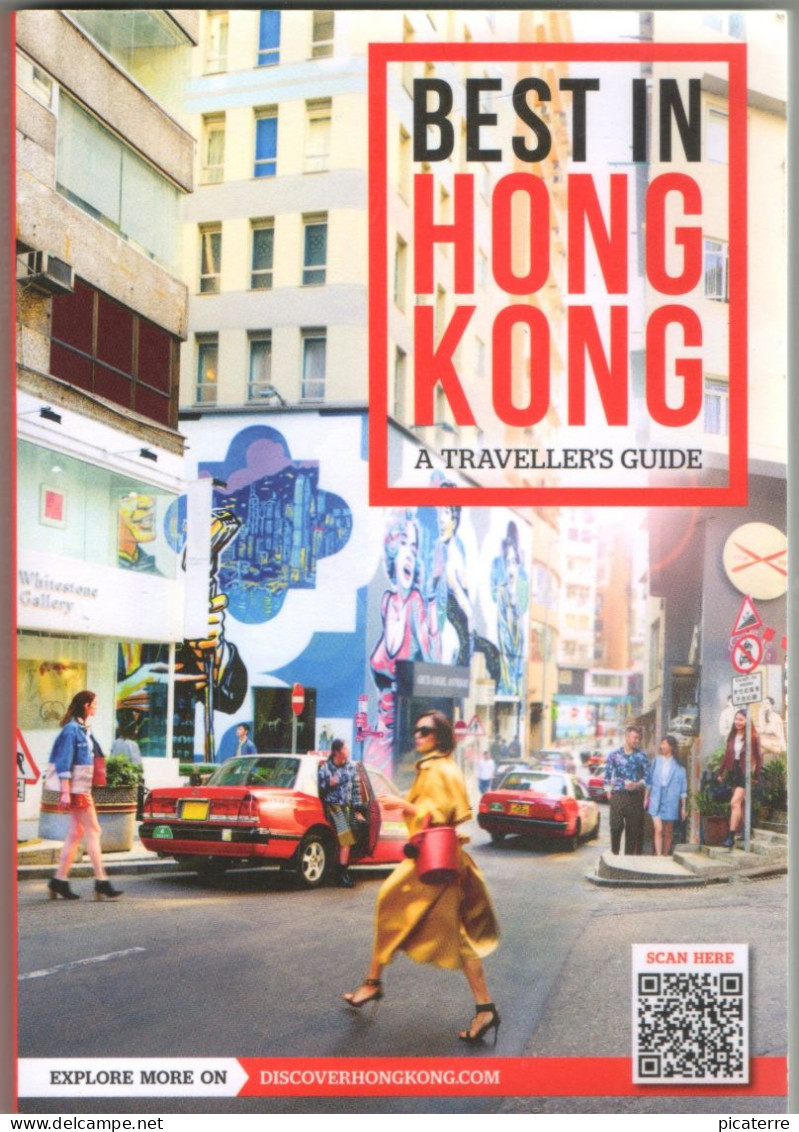 POST FREE UK- Best In HONG KONG- A Travellers Guide- 176 Pages (inc.12 Pages Road Maps/2 Pages Metro Network- As NEW - Asie