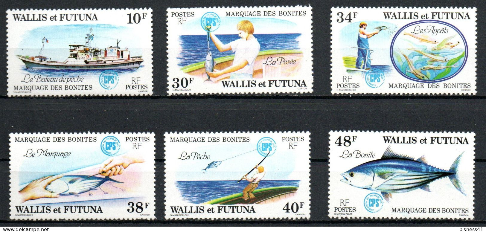 Col34 Wallis & Futuna N° 226 à 231  Neuf XX MNH  Cote : 15,00€ - Ungebraucht