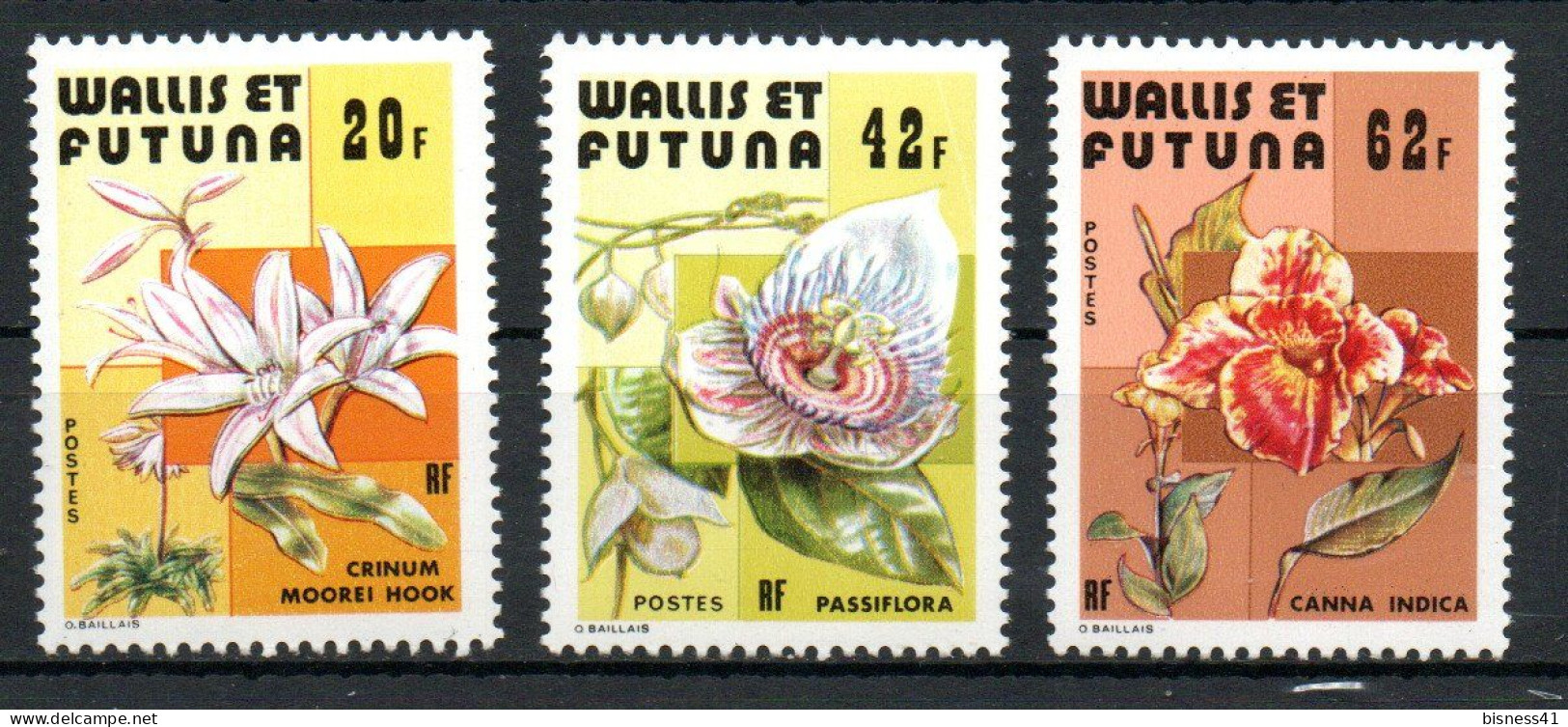 Col34 Wallis & Futuna N° 238 à 240  Neuf XX MNH  Cote : 6,20€ - Unused Stamps