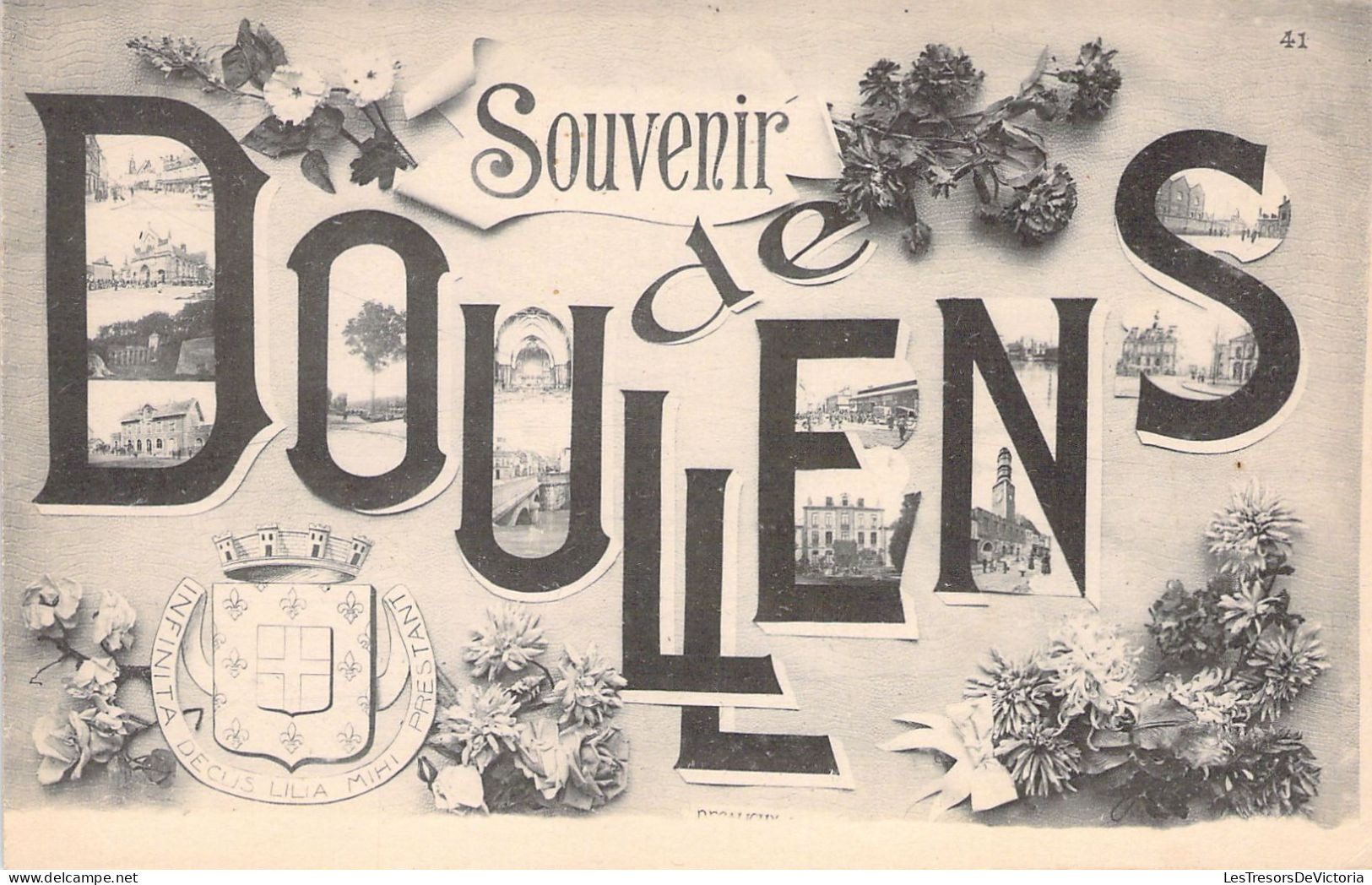 FRANCE - 80 - DOULLENS - Souvenir De  - Carte Postale Ancienne - Doullens