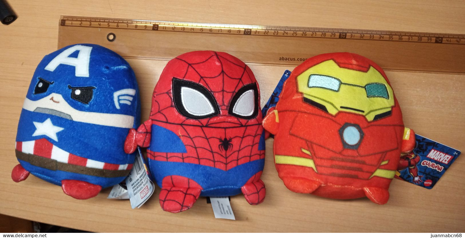 3 Peluches Marvel - Cuddly Toys