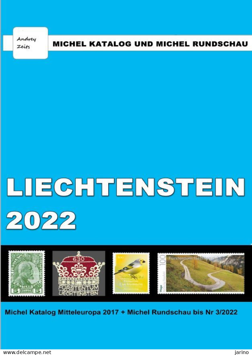 Michel 2022 Lichtenstein Via PDF,149 Pages,117 MB, Also Contains 16 Pages Of Introduction For English-speaking Readers - Svizzera