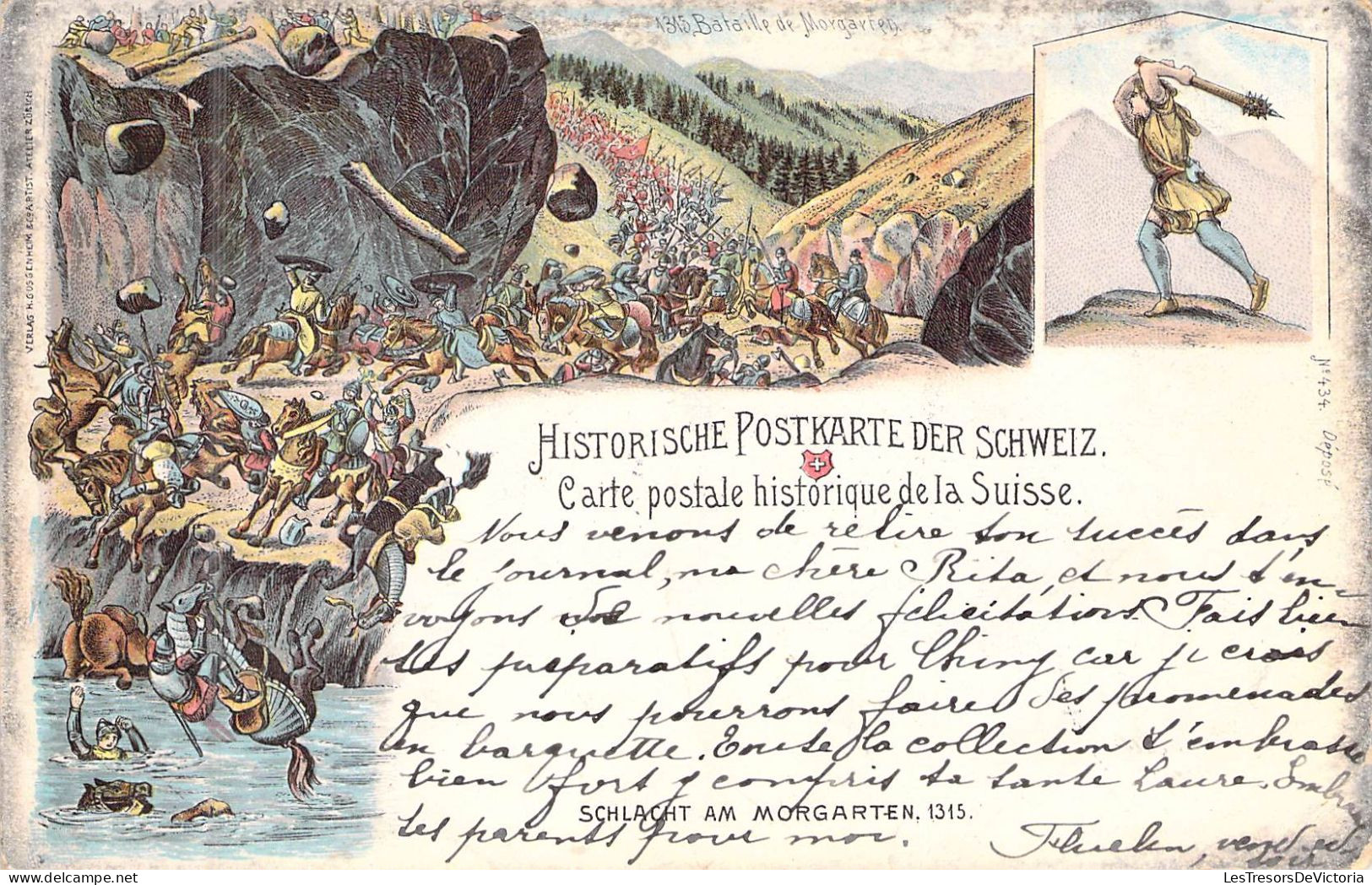 SUISSE - Carte Postale Historique De La Suisse - Carte Postale Ancienne - Other & Unclassified