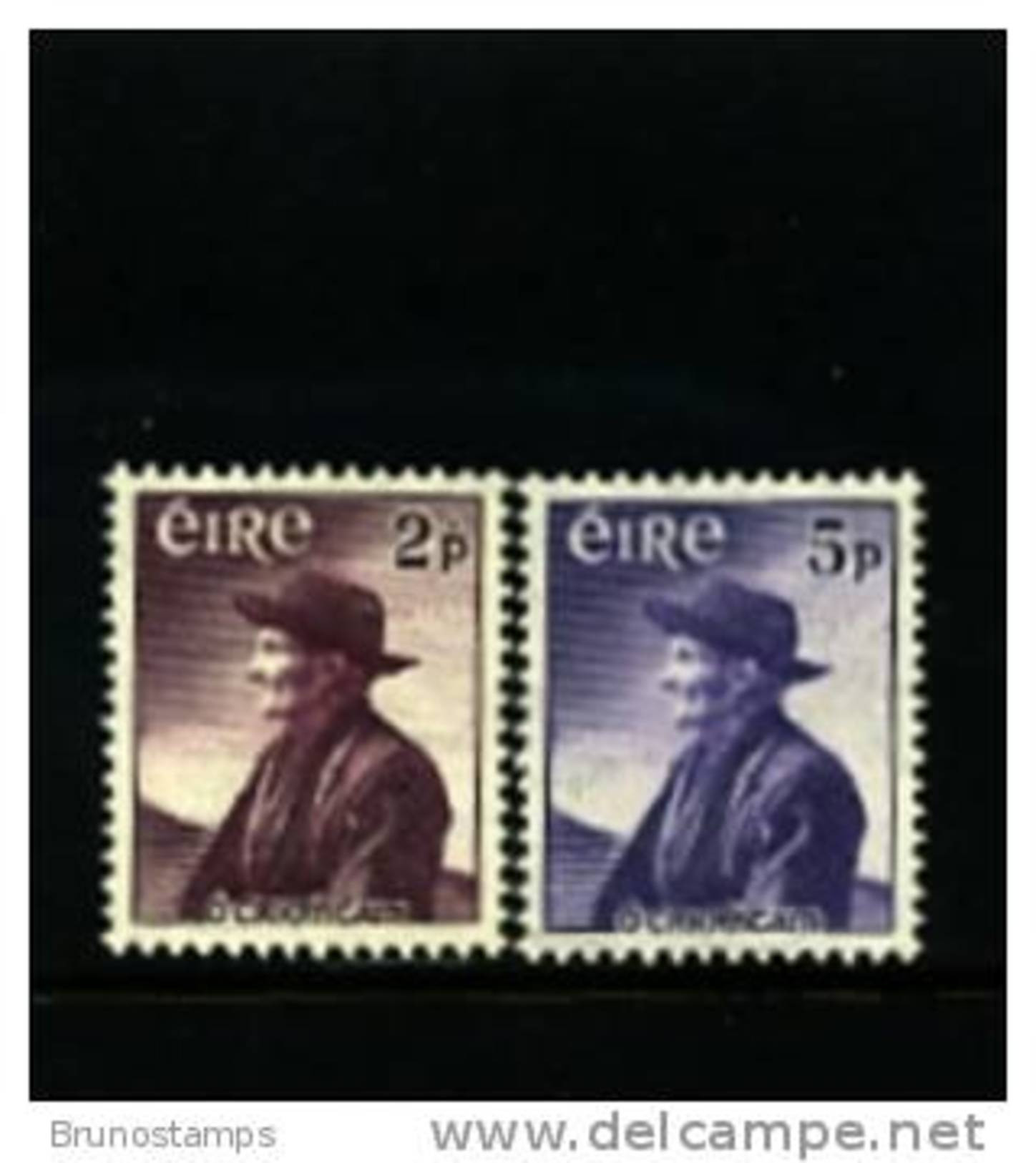 IRELAND/EIRE - 1957 THOMAS  O'CROHAN  SET  MINT NH - Unused Stamps